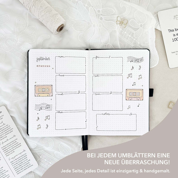 Custom Bullet Journal Pre-made Bullet Journal Hand Drawn Bujo Personalized  Bujo Custom Planner Pick Your Theme Bujo -  Norway